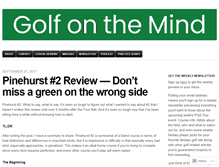 Tablet Screenshot of golfonthemind.com